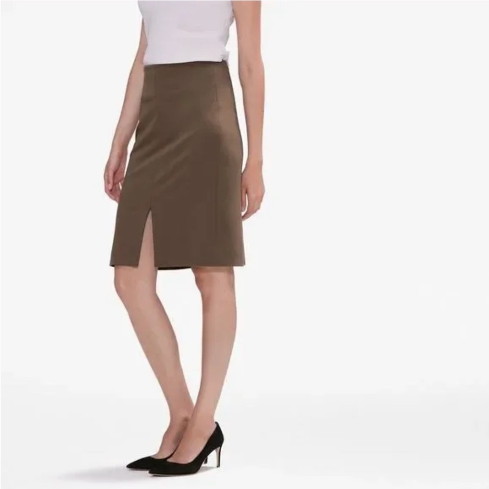 MM Lafleur Greenpoint Brown Pencil Skirt in Oak Size +2